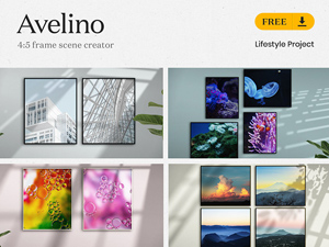 4:5 Frame Scene Creator- PSD Freebie