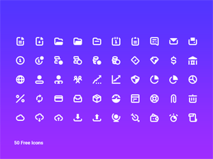 50 Free Business Icons