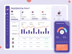 Admin Dashboard UI Design