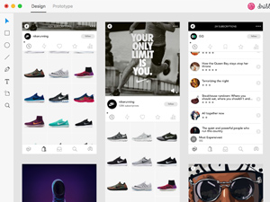 Content & Commerce UI Template for Adobe XD