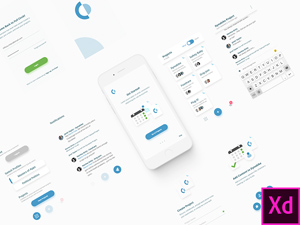 Collaboration App – Adobe XD Freebie