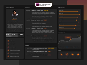 Adobe XD Resume