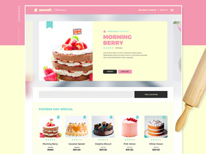 Food UI Kit Adobe XD