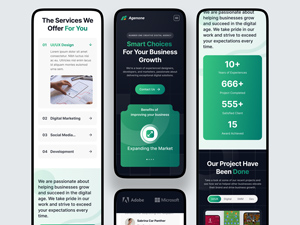 Creative Digital Agency Website Template (Agenone)
