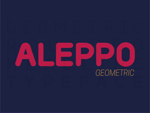 Aleppo Round Geometric Free Typeface