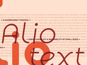 Alio Text – Free Demo Font