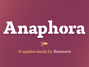 Anaphora Font – 22 Weights Type Family