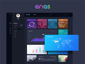 Anas Dashboard UI: Free PSD