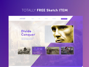 Ancient Movie Content Player made in Sketch