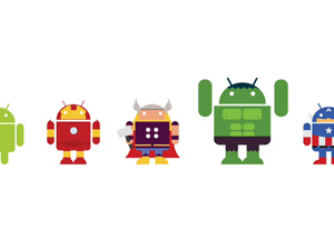 Android Superheroes Characters