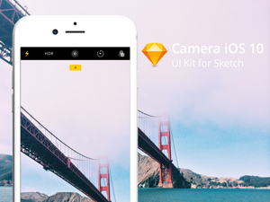 Apple Camera App in iOS 10 for Sketch
