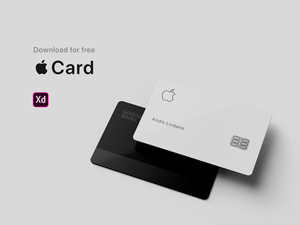 Apple Card for Adobe Xd