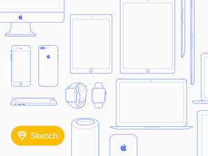 Apple Icons Set – Free Sketch