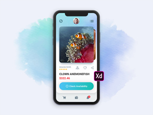 Aquarium Fish Purchasing App for XD