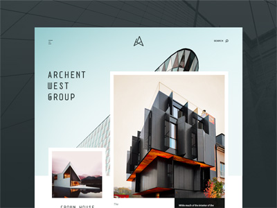 Architecture Website Template Concept – Adobe XD