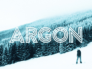 Argon Font – Geometric Typeface