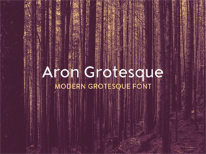 Aron Grotesque Geometric Sans Serif Free Font
