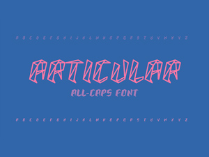 Articular Font – Origami Typeface
