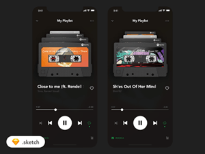 Spotify Audio Cassette Player Concept