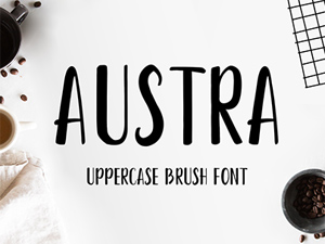 Austra Font – Free Brush Typography