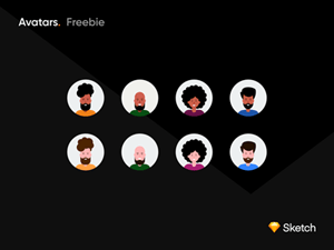 Avatars Pack – Sketch Resource