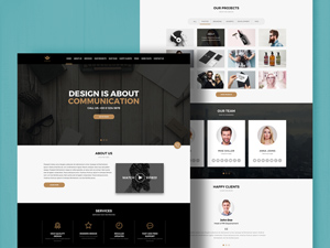 Awax Multipurpose Landing Page Template by Alexandr Bukin