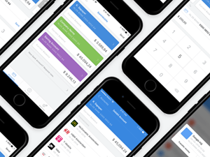 Bank App Concept – Sketch Freebie