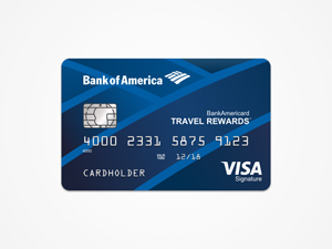 Bank of America Travel Rewards Card Template – Free Sketch