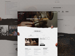 Barista Course Coffee Template: Free PSD