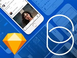 Based Mobile UI Kit for Sketch