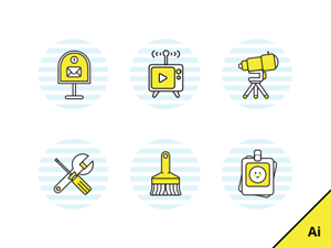 Basic Vector Icons Freebie