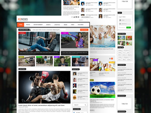 BDNEWS – Newspaper Website Template – Free PSD