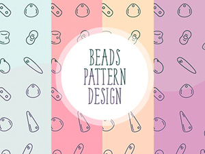 Vector Beads Seamless Pattern
