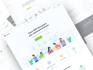 Beambox Website Template PSD