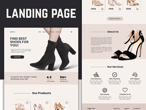 Shoes E-commerce Website Template