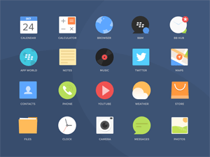 Blackberry Icons by Ghani Pradita