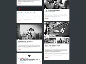Blog Template – PSD Freebie