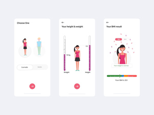 Smart BMI Calculator App UI