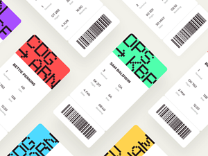 Boarding Pass Design – Free Sketch