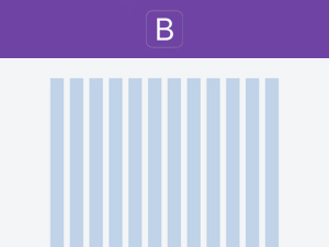Bootstrap 4 Grid System For Photoshop by Abir Sarkar