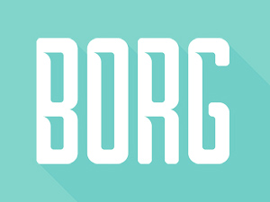 Borg Font – Minimalistic & Geometric Typeface