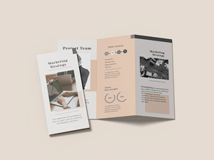 Trifold Brochure Mockup (A4)