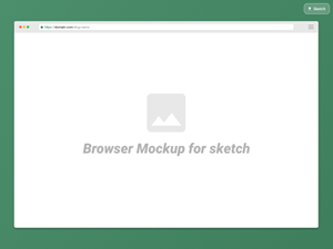 Browser Mockup for Sketch