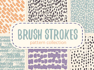 Brush Strokes Pattern Collection