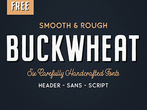 Buckwheat Font – Free Vintage Typography Collection