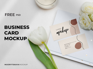 Elegant Business Card Mockup