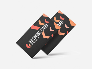 Business Card Template Mockup by Prateek Gupta