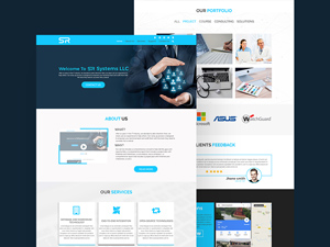 Business Website Template: Free PSD