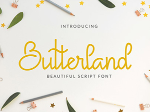 Butterland Font