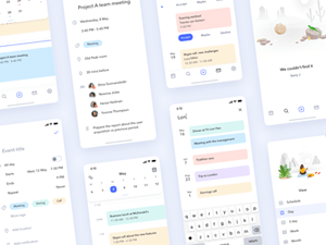 Calendar App Concept for Sketch